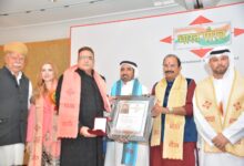Dr Jitendra Matlani a renowned social icon of Dubai conferred with the prestigious Bharat Gaurav Award