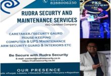 7 Key Reasons To Why You Should Opt For Rudra Security & Maintenance Services