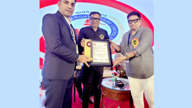 Save earth activist Sandeep Choudhary honoured by National Pride Award