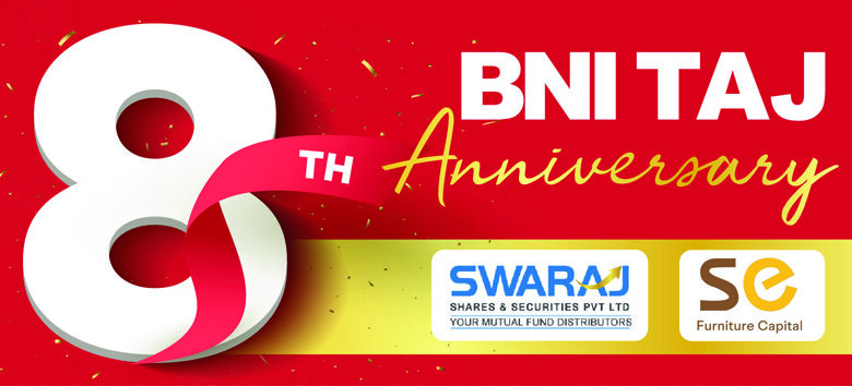 BNI Taj Celebrates 8th Anniversary with Mega Convention of Business Leaders